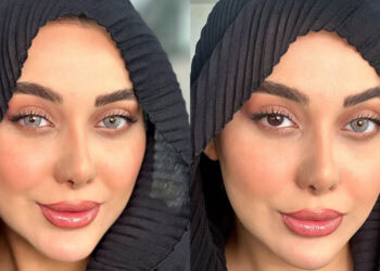 لنز آبی عسلی | ترکیب تضاد و جذابیت در یک نگاه